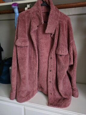 Pink Fuzzy Coat